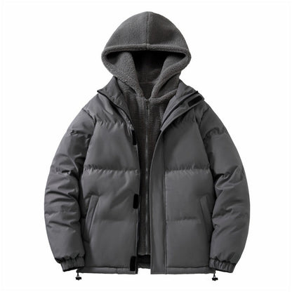 Chaqueta Acolchada Capucha Invierno