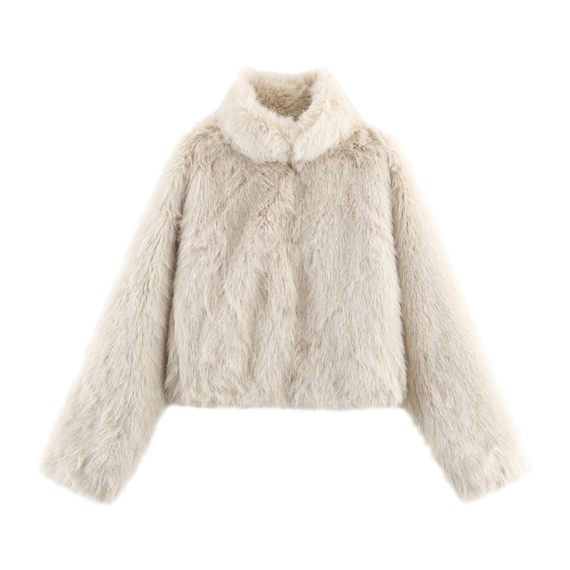 Chaquetón Pelo Corto Invierno Mujer