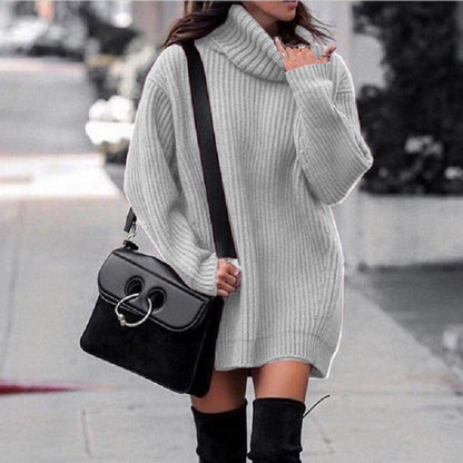 Vestido Mujer Jersey Cálido Invierno