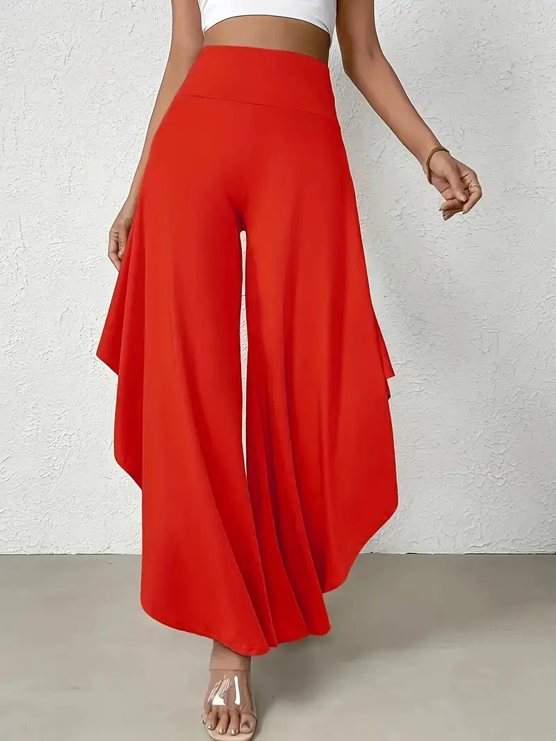 Pantalón Mujer Asimétrico Elegante Diseño Único