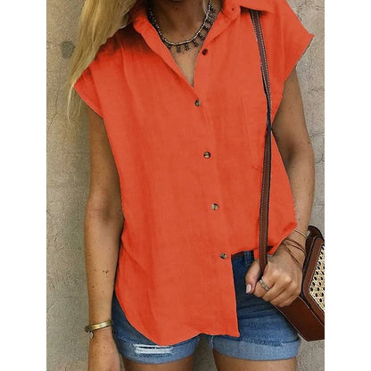Blusa Polo Clásica Con Botones