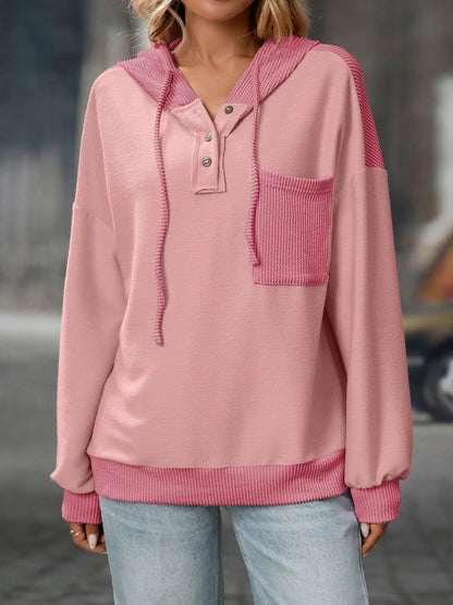 Chaqueta casual con capucha y cierre ajustable - Vestiria