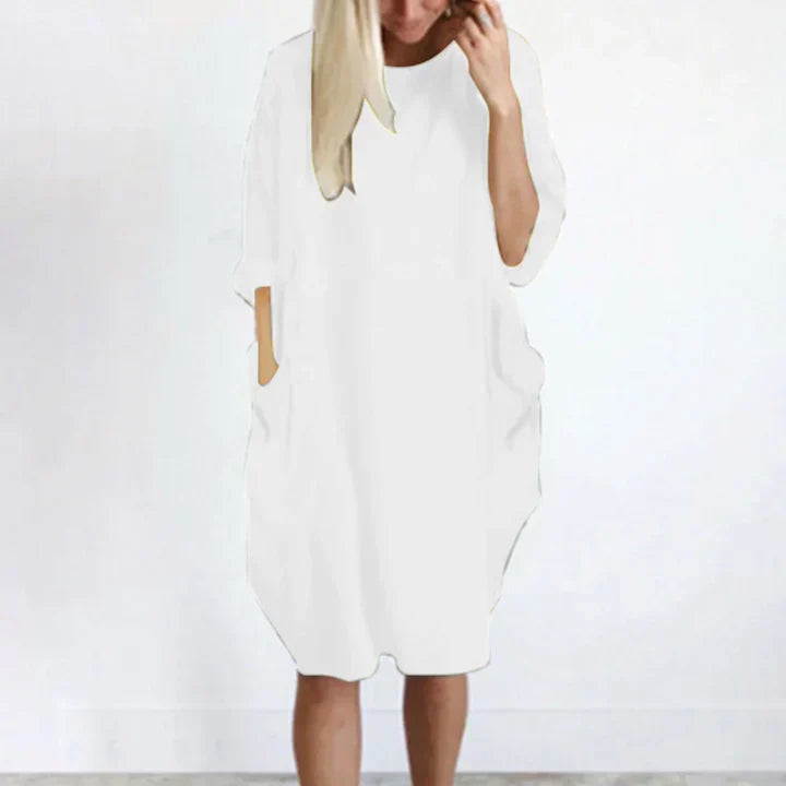 Vestido Informal Manga Larga Elegante