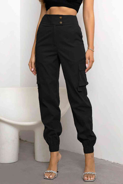 Pantalón Jogger Cargador Cómodo Cintura Alta - Vestiria