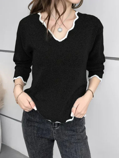 Jersey Cuello V Casual