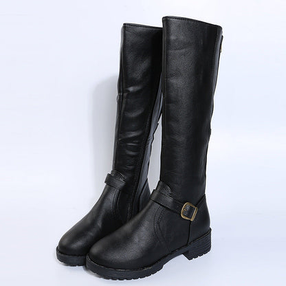 Botas Cuero Invierno Hebilla Clásica