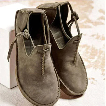 Botas de piel Mujer Estilo Otoño