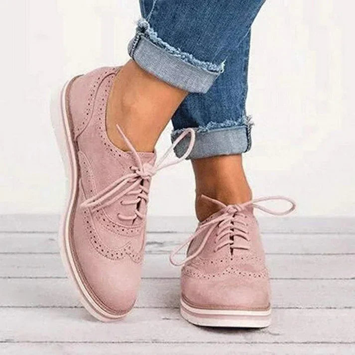 Zapatos de Piel Elegantes con Cintas