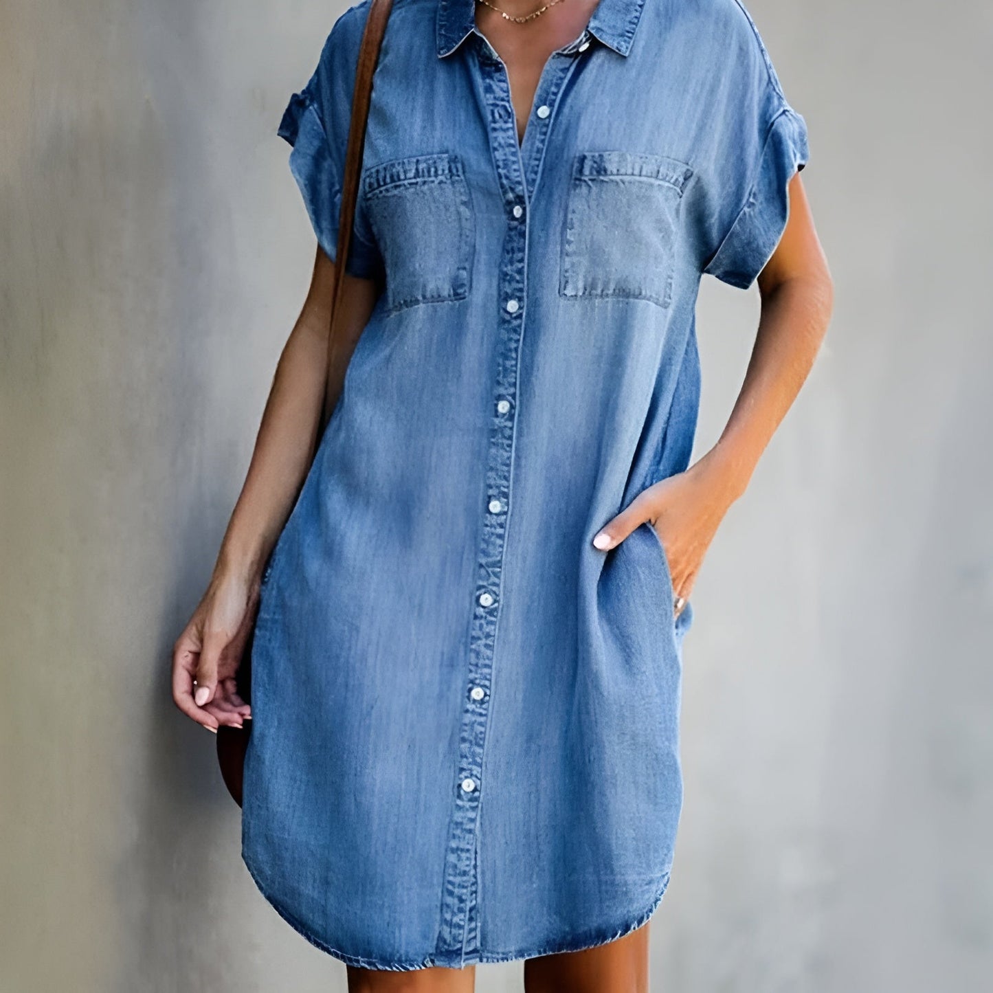 Vestido Ligero Verano Mujer Manga Corta