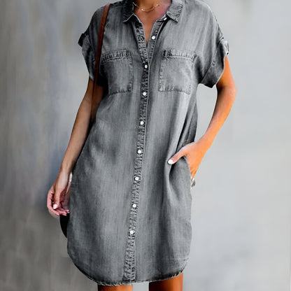 Vestido Ligero Verano Mujer Manga Corta