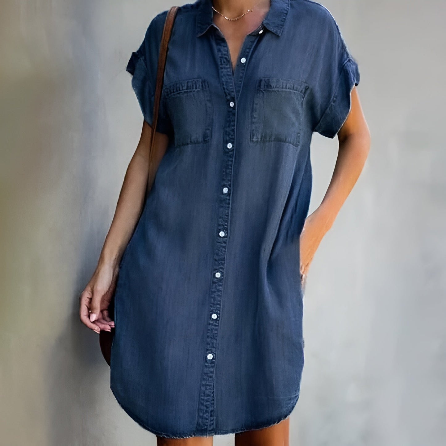 Vestido Ligero Verano Mujer Manga Corta - Vestiria