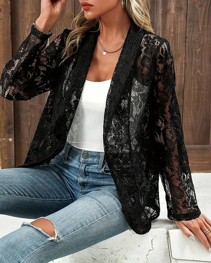 Chaqueta Clásica Botones Sencillos