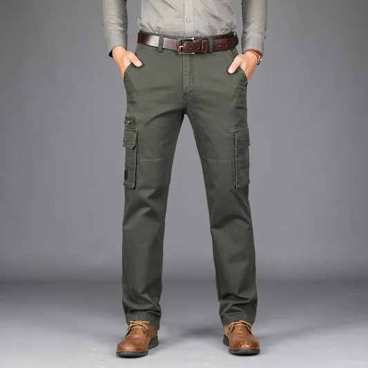 Pantalón Hombre Recto Algodón Resistente Cazadora - Vestiria