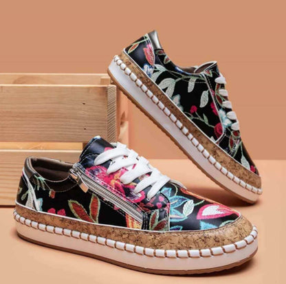Zapatillas Mujer Florales Confortables
