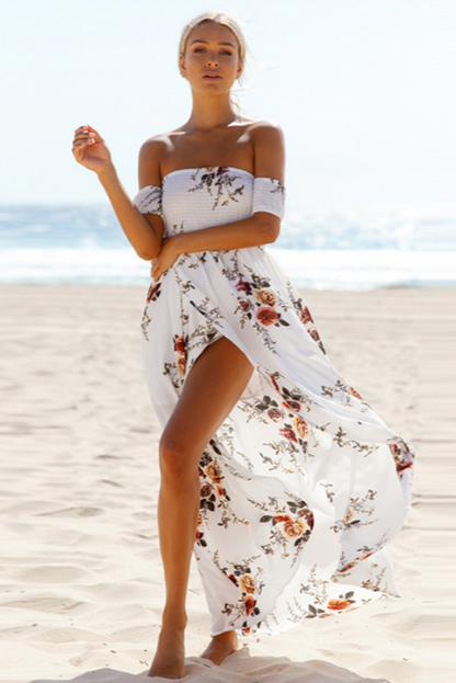 Vestido Estampado Floral Boho Verano Mujer - Vestiria