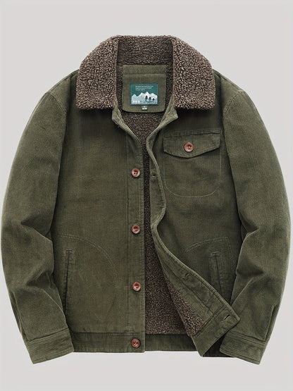 Chaqueta forro polar abrigo hombre invierno - Vestiria