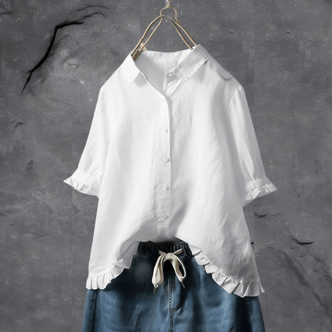 Camisa Algodón Femenina Elegante