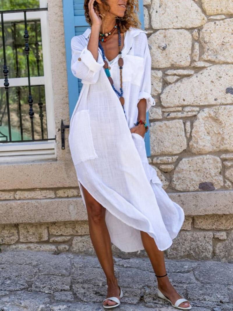 Vestidos Largos Informales con Escote - Vestiria