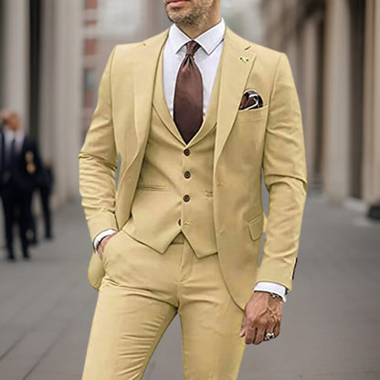 Traje Ejecutivo 3 Piezas Clásico y Elegante