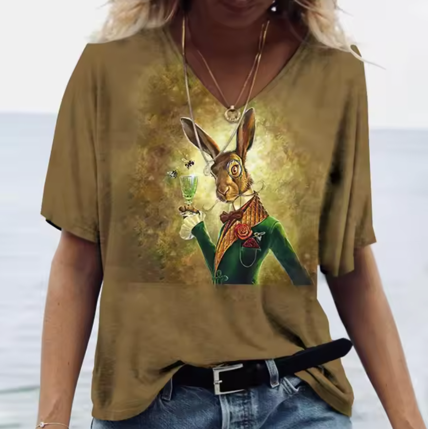 Camisetas Coloridas con Conejos Divertidos
