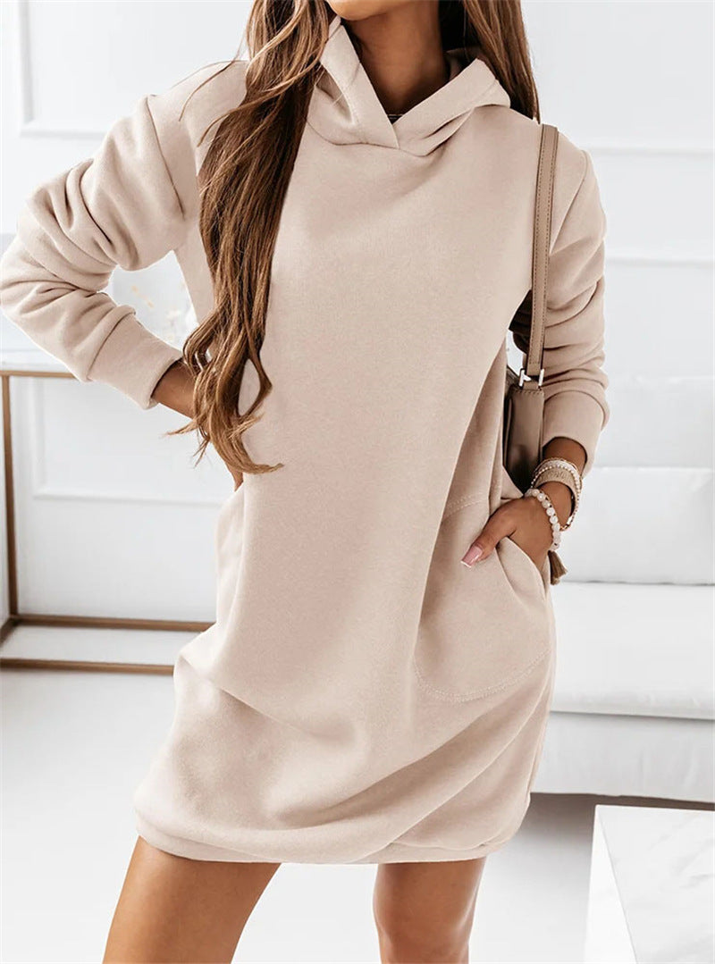 Vestido Sudadera Conforable con Bolsas