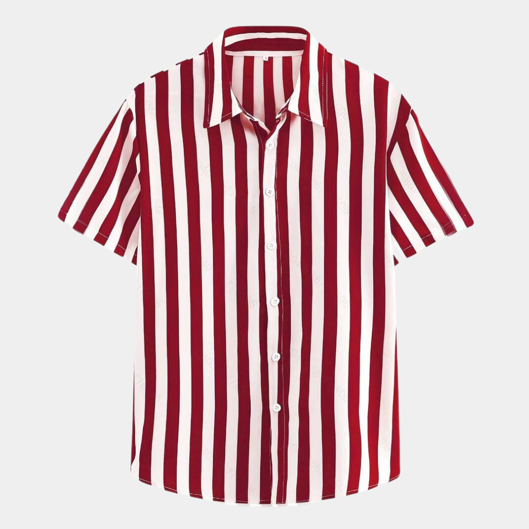 Camisa Rayas Clásica Hombre