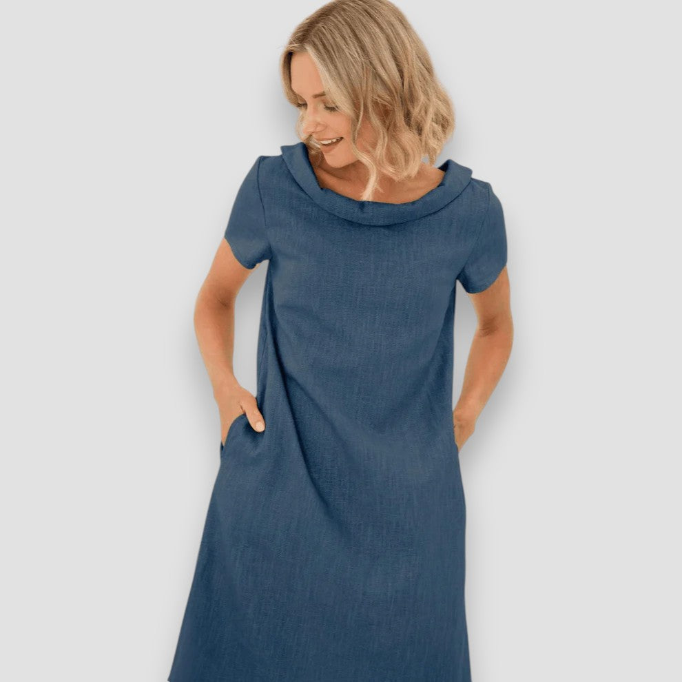 Vestido Verano A-Línea Elegante Mujer