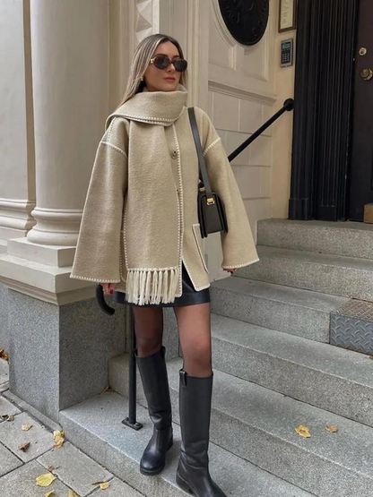 Abrigo Elegante Mujer