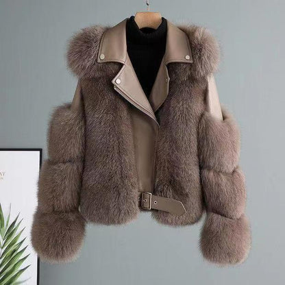 Chaqueta Cuero Invierno Piel Genuina