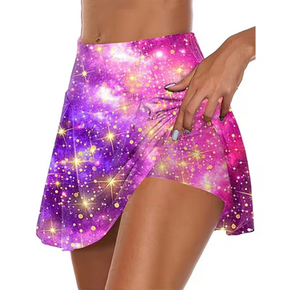 Falda Deportiva Mujer Estampada Fitness
