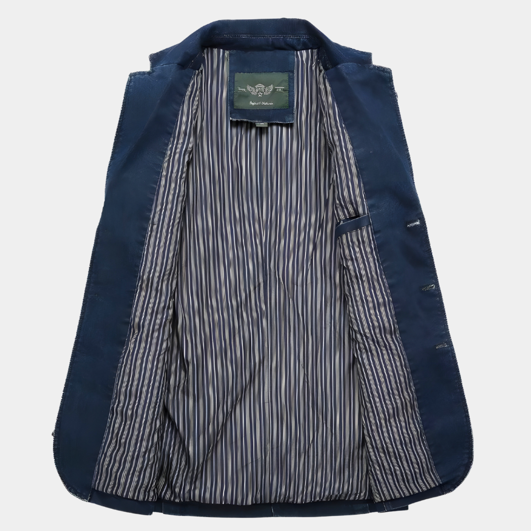 Chaqueta denim hombre estilo retro - Vestiria