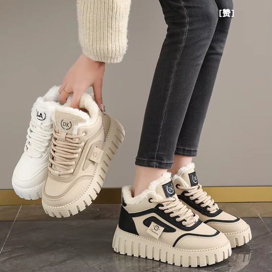 Botas Mujer Invierno Estampado Logo Elegantes - Vestiria