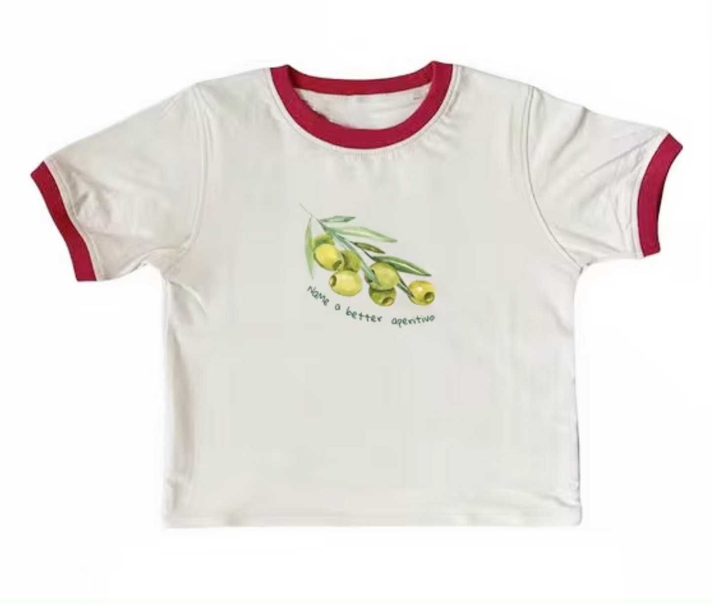 Top Camiseta Oliva Estilo Militar