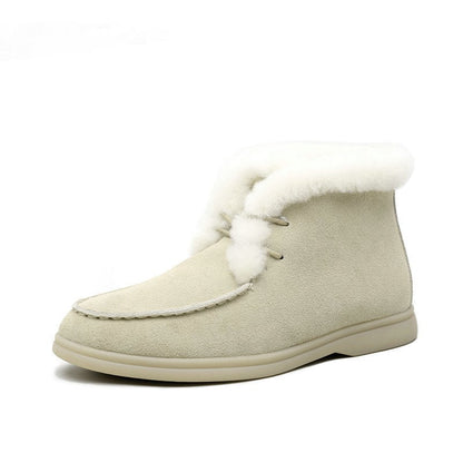 Botas Mujer Piel Sintética Invierno Cálido