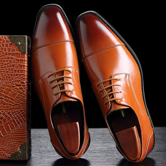 Zapatos Hombre de Piel Clásicos con Cordon - Vestiria