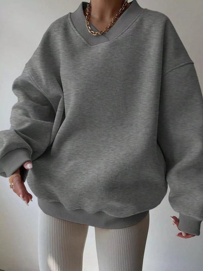 Sudadera Grande Manga Larga Mujer