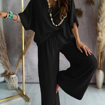 Pantalones y Top Mujer Conjunto Cómodo Vayena