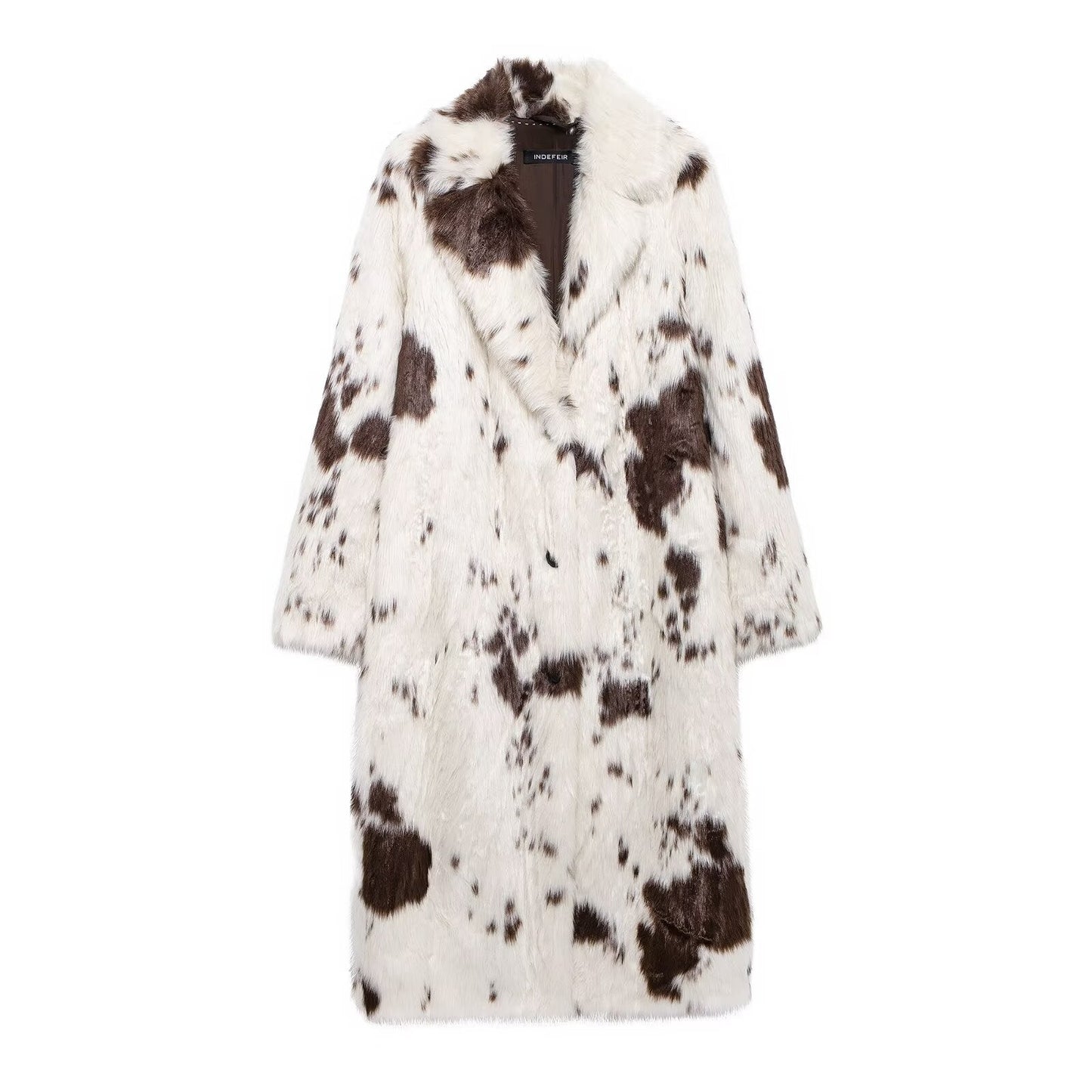 Chaquetón Mujer Estampado Texturizado Invierno