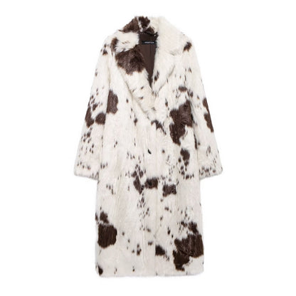 Chaquetón Mujer Estampado Texturizado Invierno