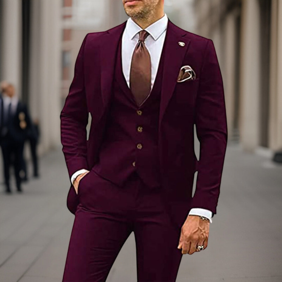 Traje Ejecutivo 3 Piezas Clásico y Elegante