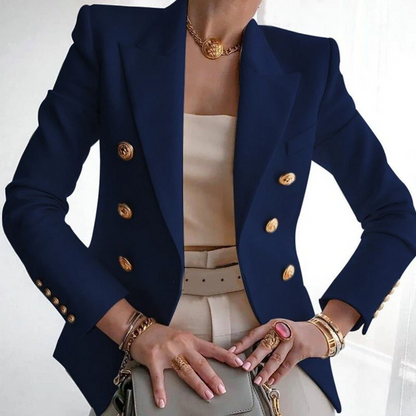 Chaqueta Mujer Algodón Elegante Clásica