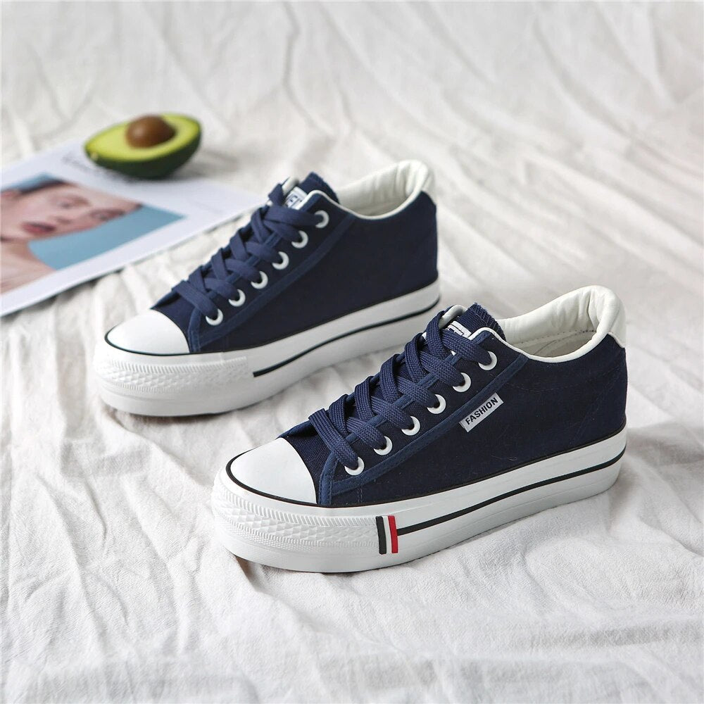 Zapatillas Plataforma Mujer Suela Detallada Elegantes
