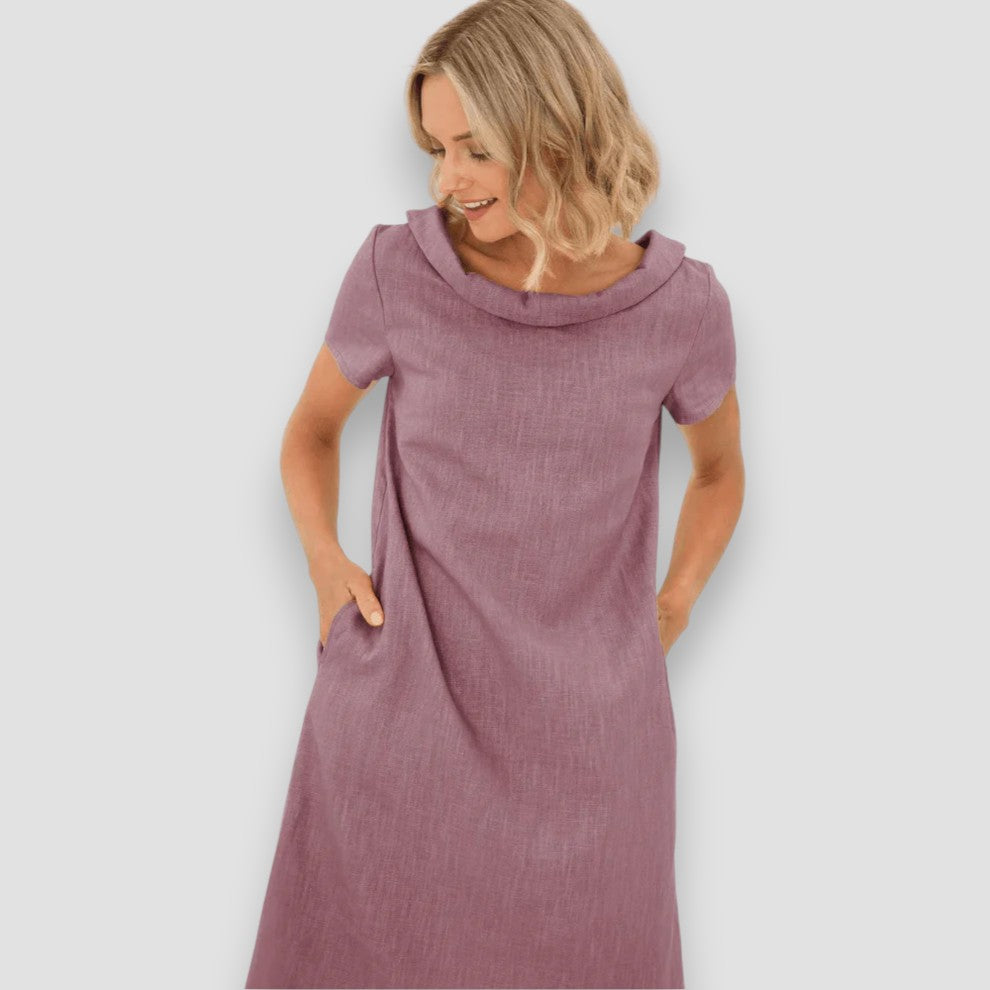 Vestido Verano A-Línea Elegante Mujer