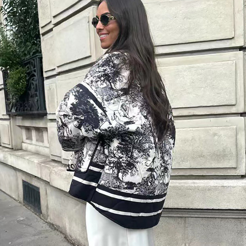 Chaqueta de abrigo Bambi estampado divertido