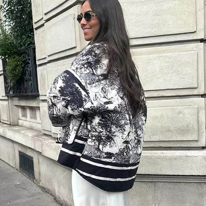 Chaqueta de abrigo Bambi estampado divertido