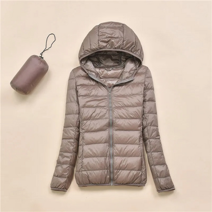 Chaquetón Invierno Mujer Acolchado Con Capucha