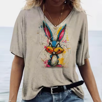 Camisetas Coloridas con Conejos Divertidos