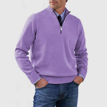 Suéter Hombre Cuello Alto Cremallera