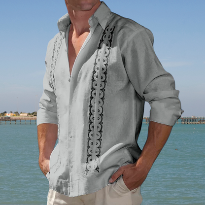 Camisa Hombre Clásica y Tranquila