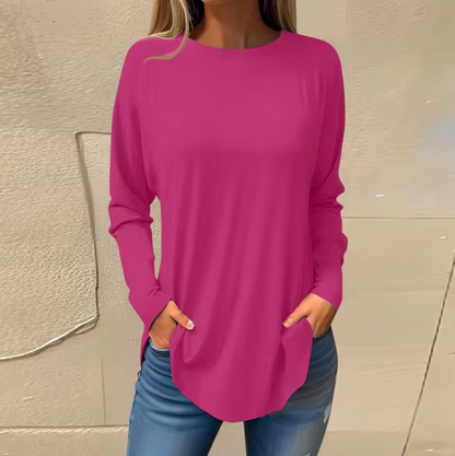 Jersey Cuello Redondo Algodón Suave